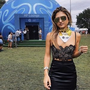 Victoria Secret DreamAngels Mini Lace Bustier Crop